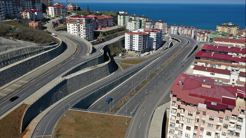 Trabzon Kanuni Bulvarı, Yeni Cuma Kavşak Köprüsü ve Boztepe Tünel Girişi